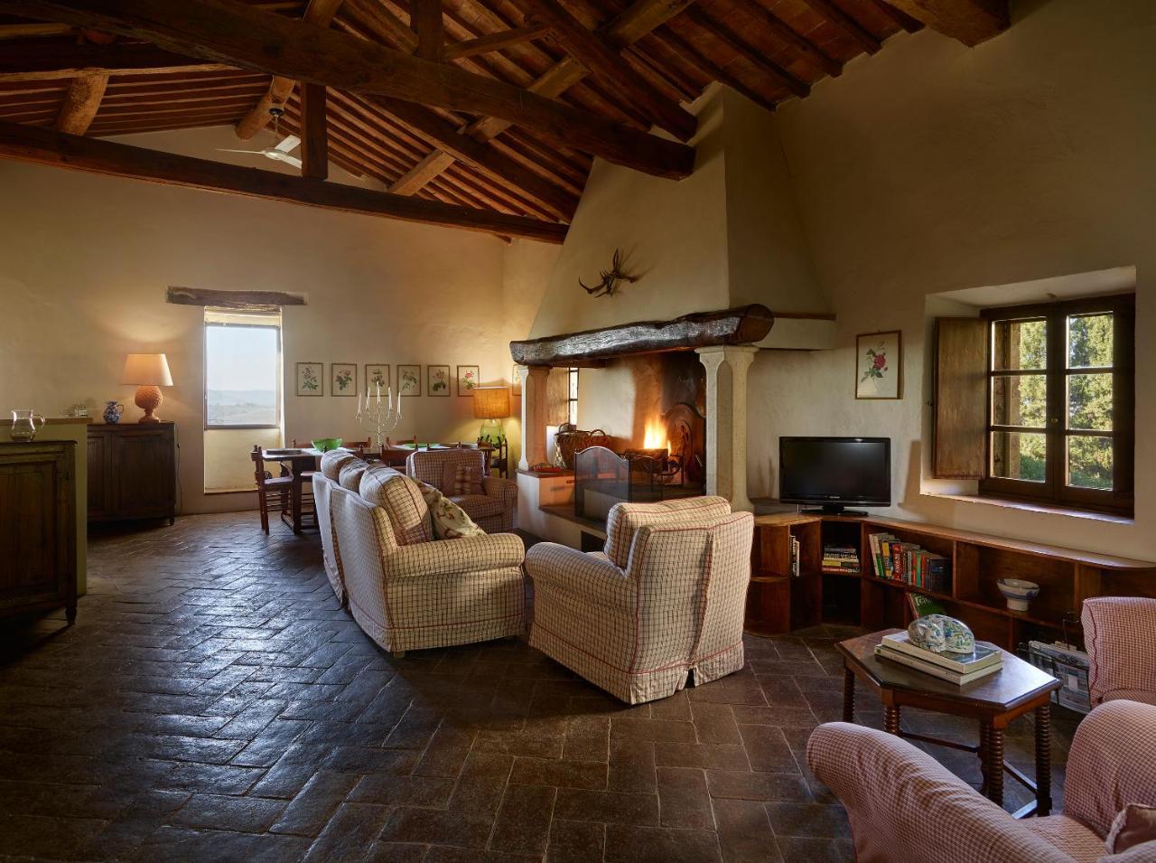 Borgo Lucignanello Bandini Villa San Giovanni dʼAsso Eksteriør bilde