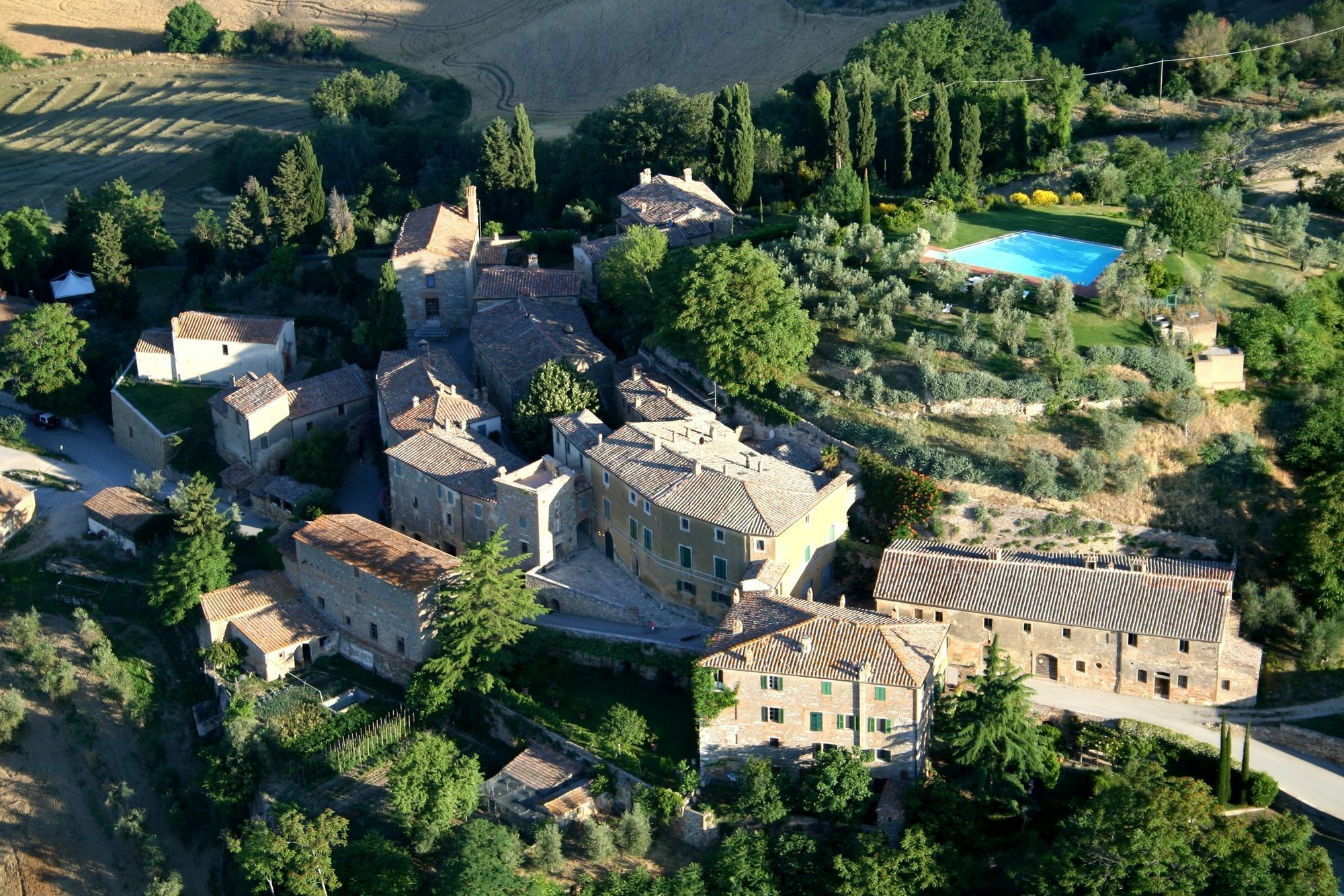 Borgo Lucignanello Bandini Villa San Giovanni dʼAsso Eksteriør bilde